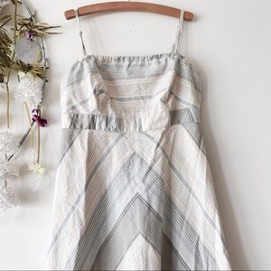 • Gap Geometric Line Strapless Dress •