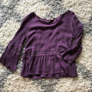Purple blouse