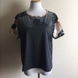 Puma bathing suit cover top. Roses gorgeous!