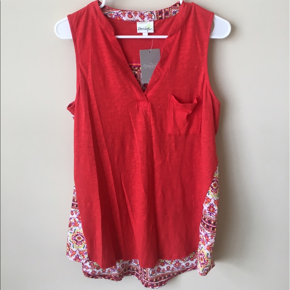 👒 NWT Anthropologie Silk and Linen Tank 👒