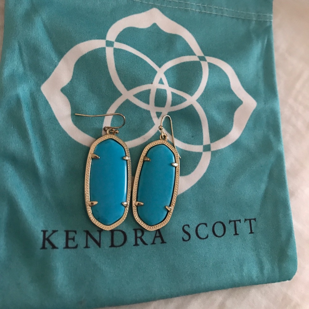 Turquoise Kendra Scott Elle earrings
