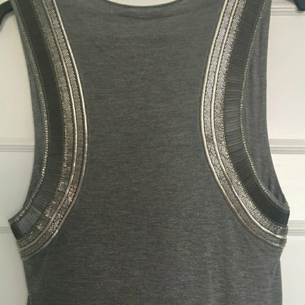 All saints embellished shoulders top