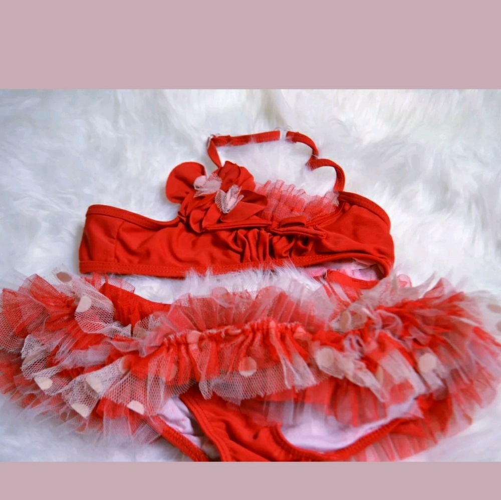 Toddler 3t red swimsuit  Boutique bikini