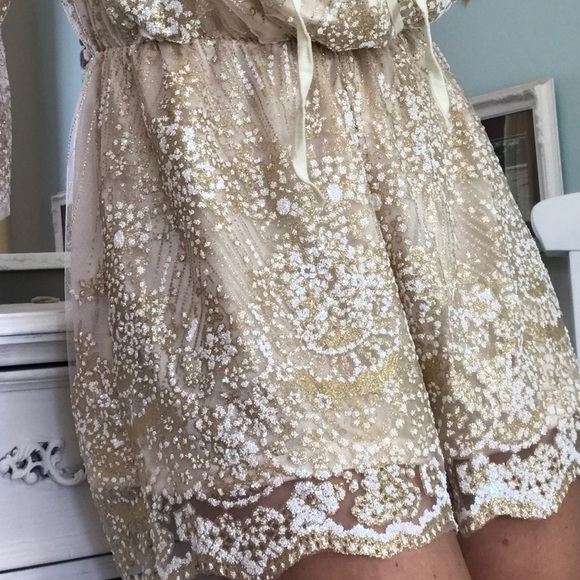 The Bedazzled Romper🍂 2 Hr Sale - Picture 6 of 8