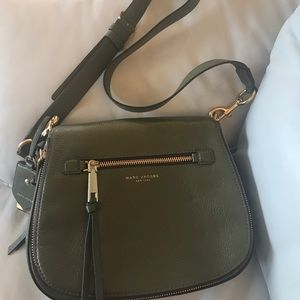 MARC JACOBS RECRUIT NOMAD LEATHER SADDLE BAG