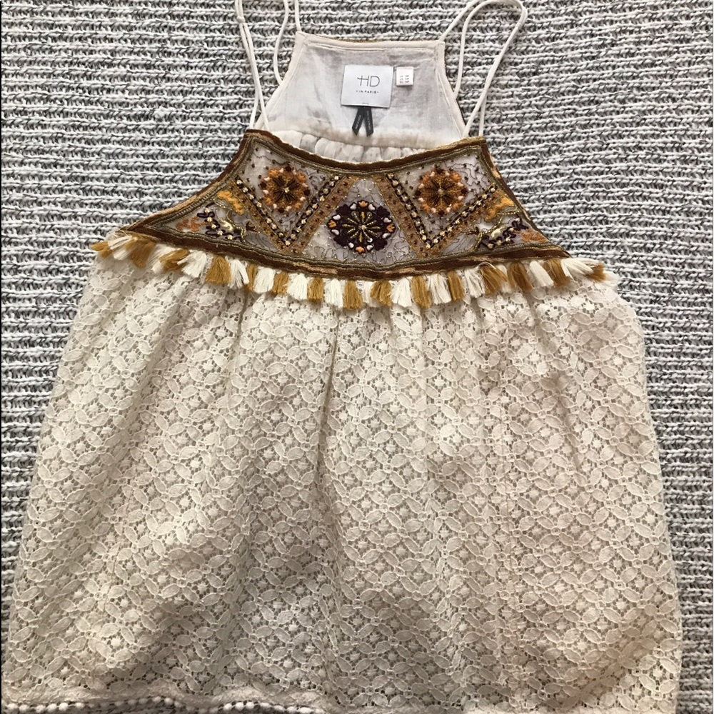 HD anthropologie lace tank top