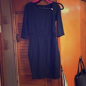 Kardashian Kollection black midi dress