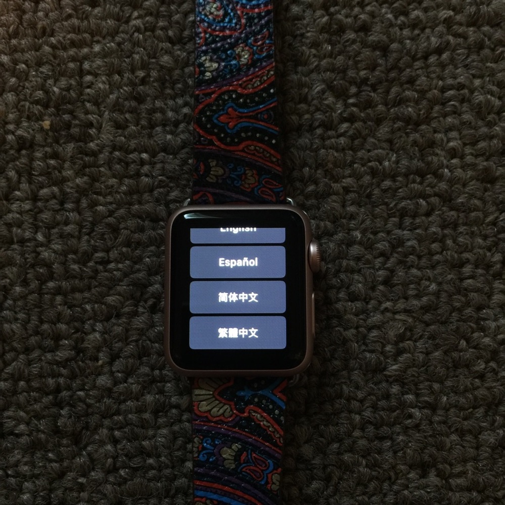 Apple Watch. Series 1, 38mm.