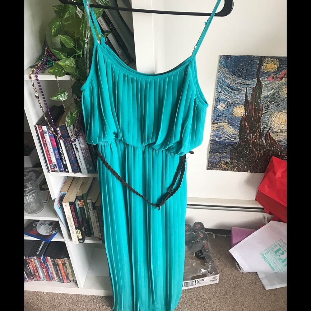 American Rag Empire Waist Pleated Dress