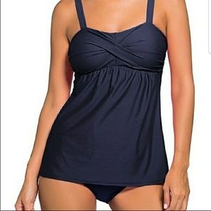 Adorable navy tankini
