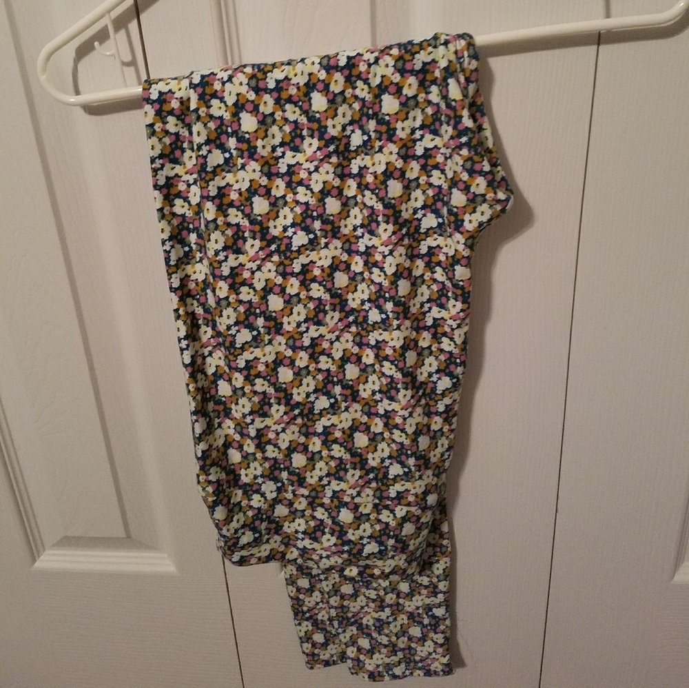 LulaRoe TC floral leggings - NEW!