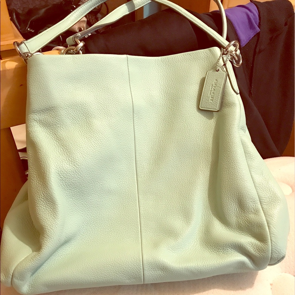 Coach phoebe in mint green