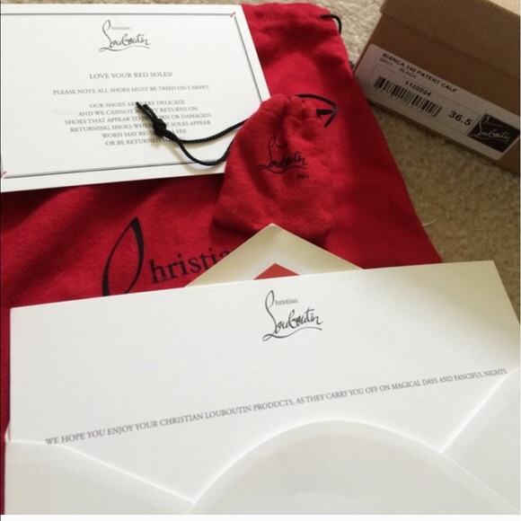 SOLD! Authentic Christian Louboutin Bianca - Picture 3 of 4
