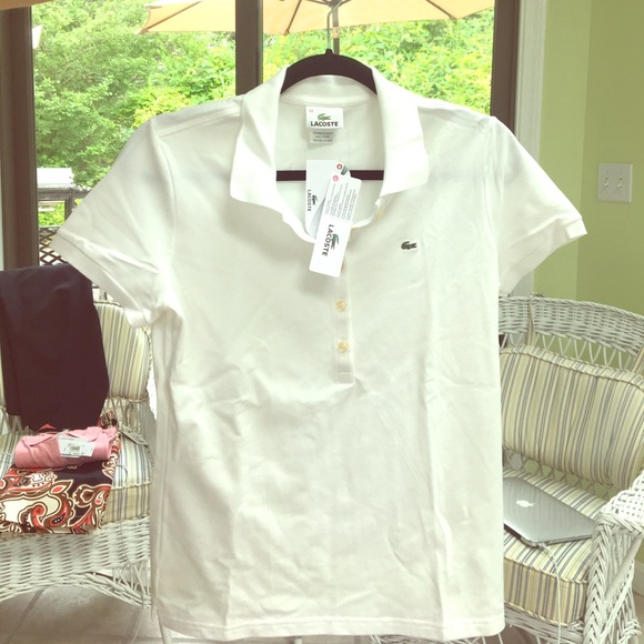 Lacoste Tops - NWT Lacoste Pique Polo