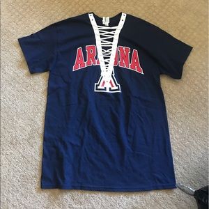 University of Arizona Lace Up Tee