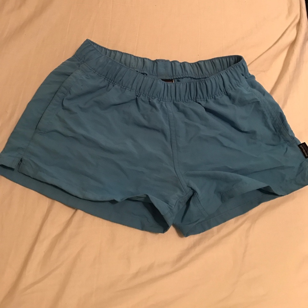 Blue barely baggies Patagonia shorts
