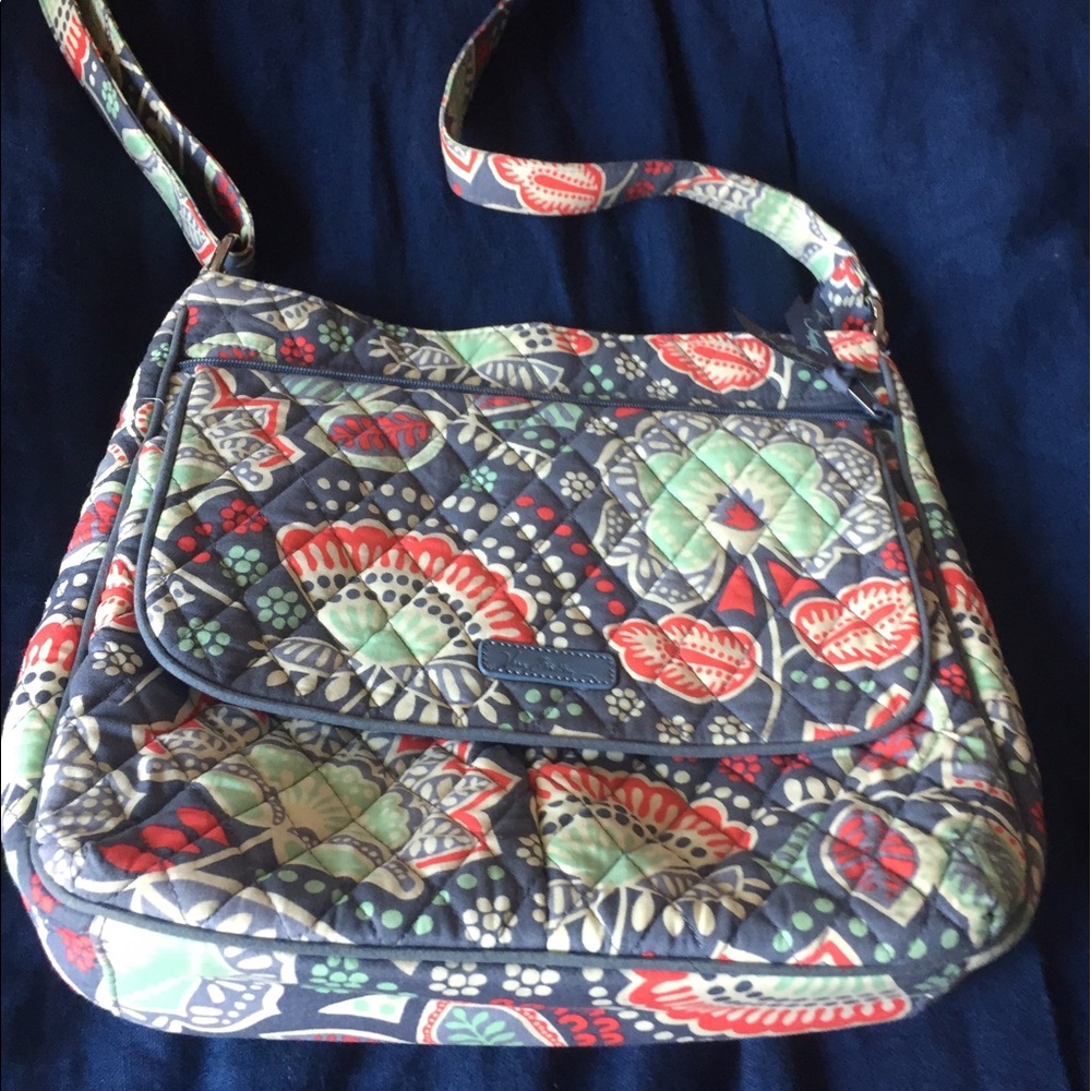 Vera Bradley Double Mail zip bag Nomadic Floral