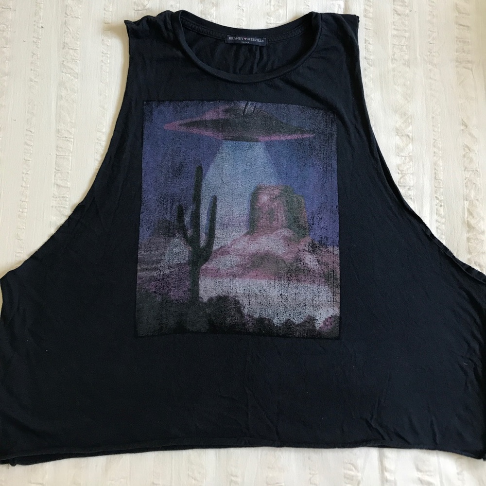 Brandy Melville UFO muscle tee