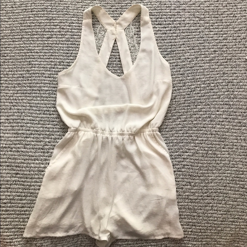 Beautiful white Lacey romper
