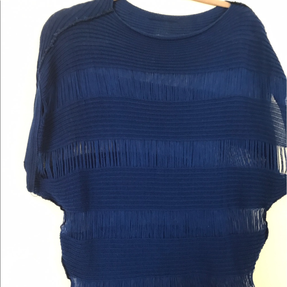 Royal blue top