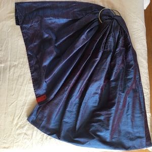 Raw silk Sakura Bloom ring sling.