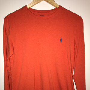 Ralph Lauren Long Sleeved Tee in Burnt Orange