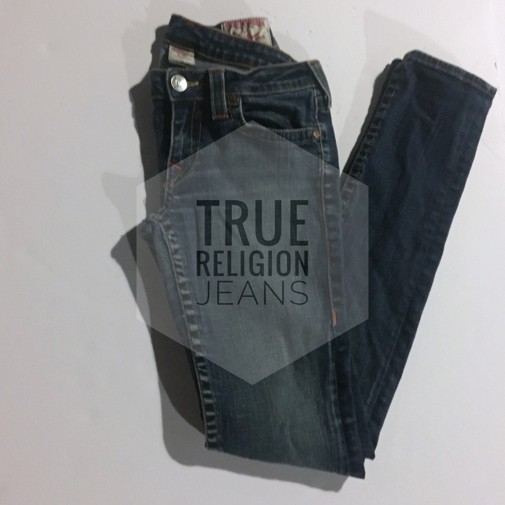 True religion Stella skinny strch jean /dark pony