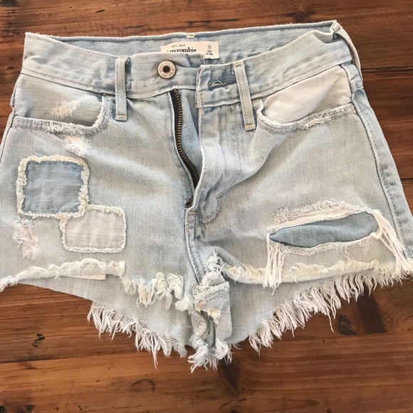 abercrombie kids Other - Abercrombie Kids Fringed Denim Cut-off shorts