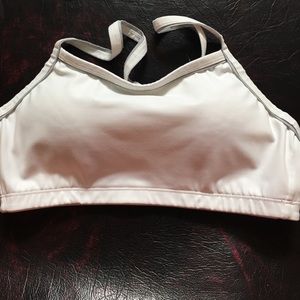 White Sports Bra
