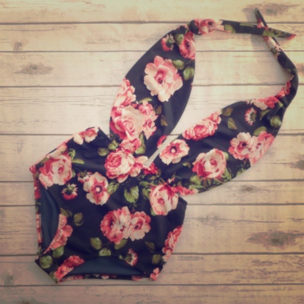 Floral one piece