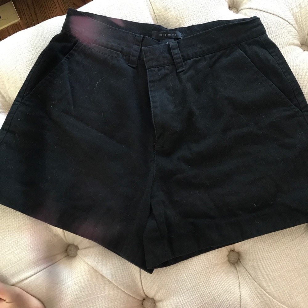Black shorts size 4