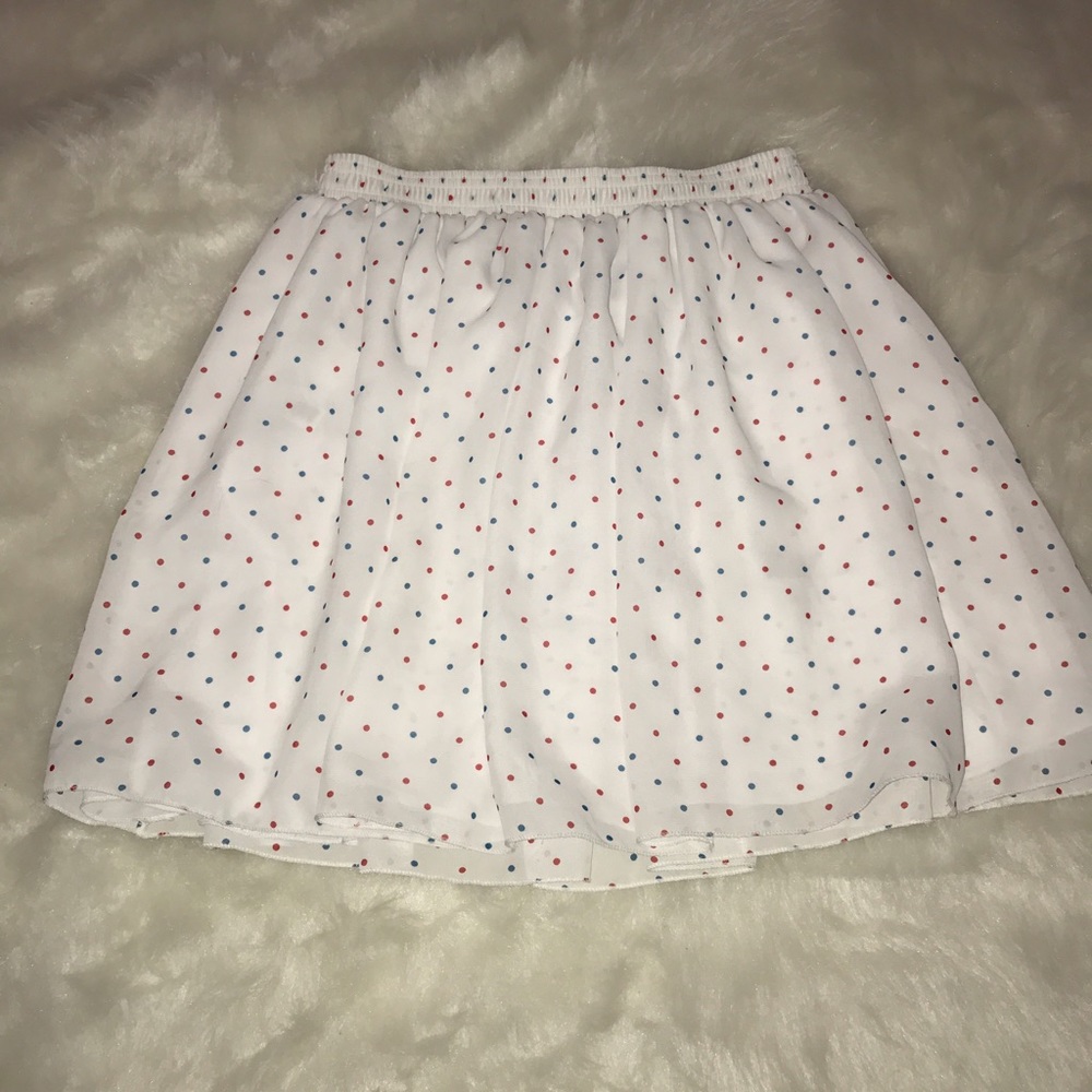 American Apparel NWOT polka dot Chiffon skirt