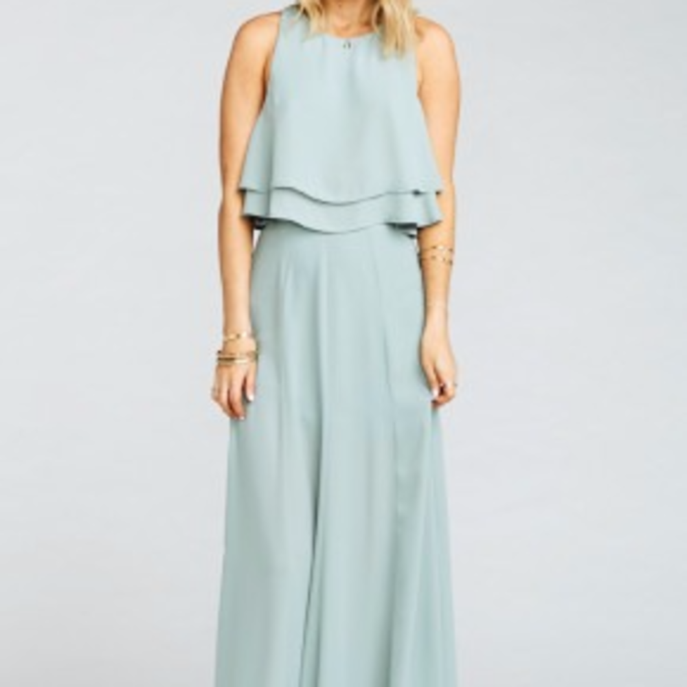 King Crop Top and Ariel Ballgown Maxi Skirt