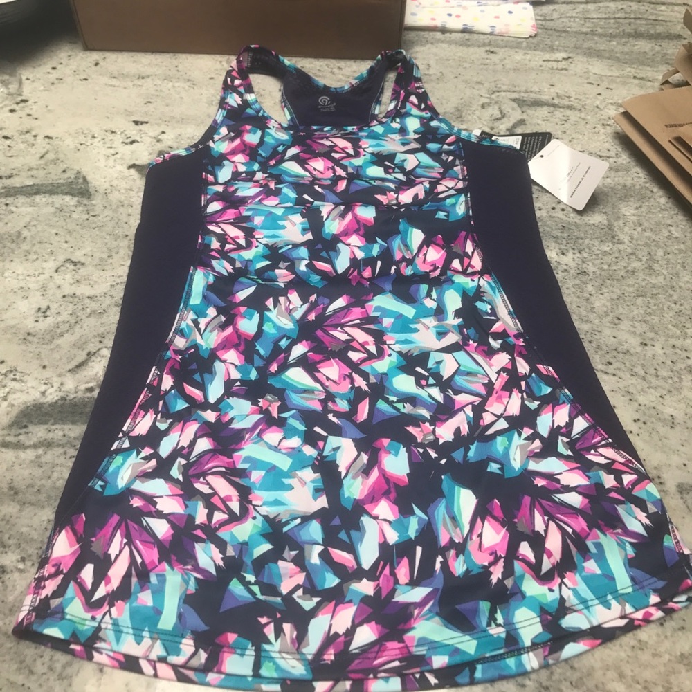 Girls activewear racerback tank