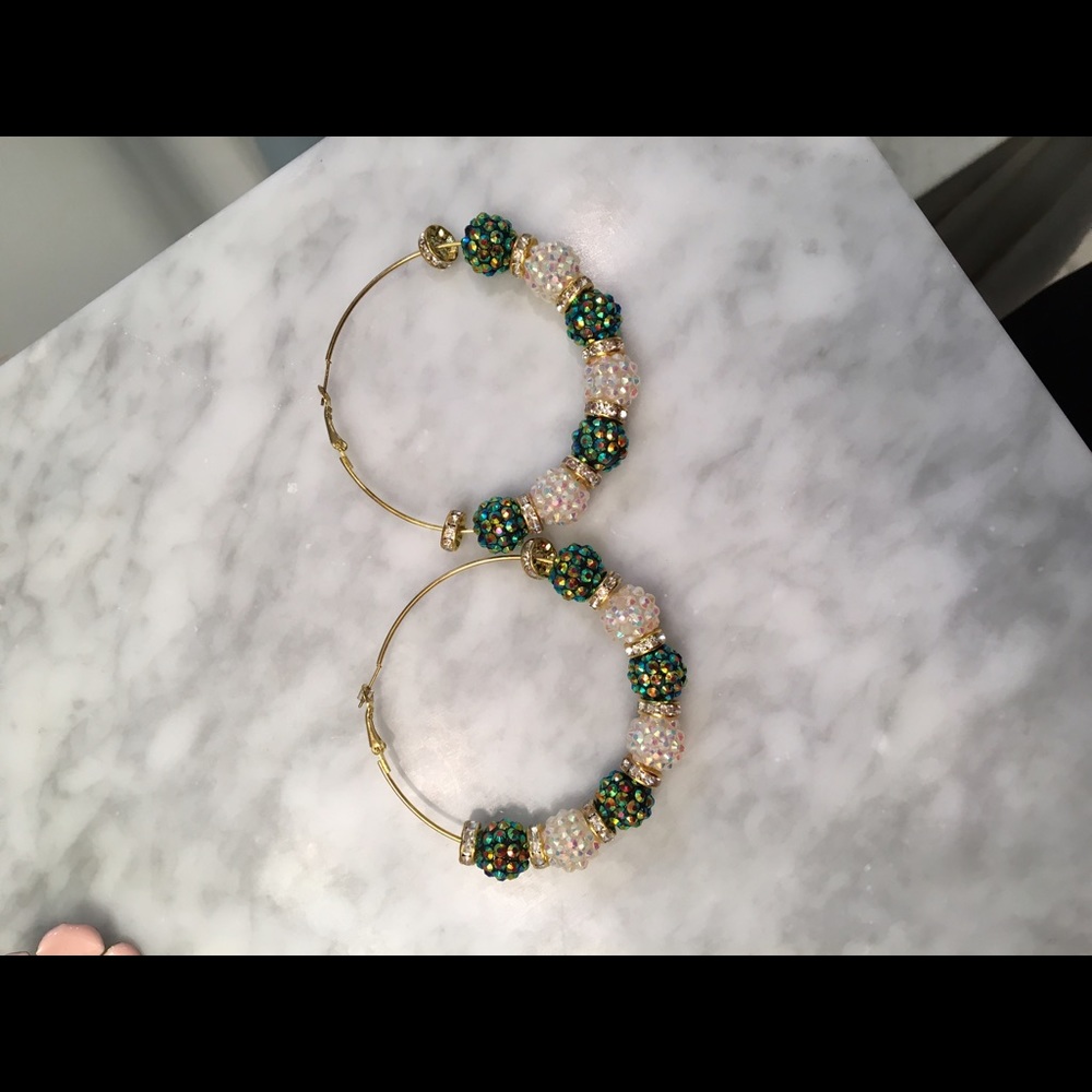 Big Beautiful Hoop Earrings Gold