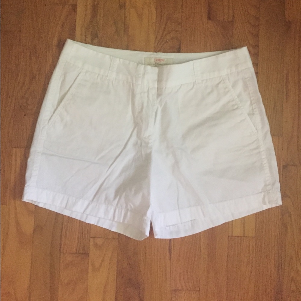 White j crew chino shorts