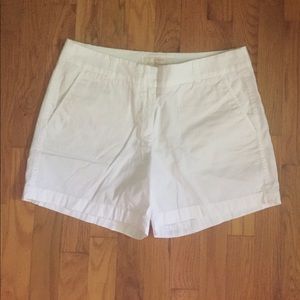White j crew chino shorts