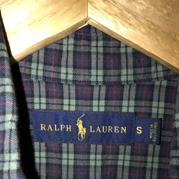 Ralph Lauren Button Down Shirt - Dark Green - Picture 2 of 3
