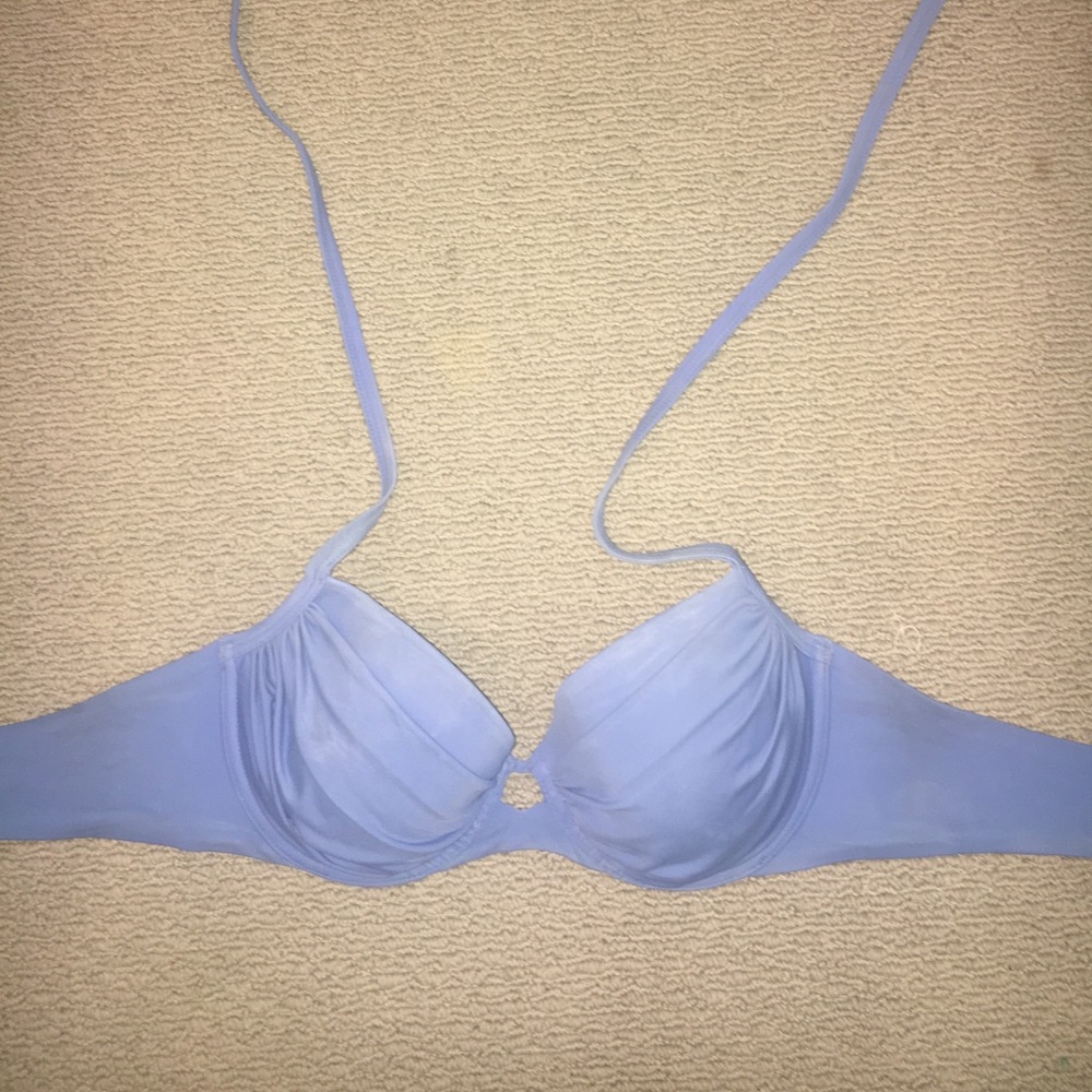32 DD blue Victoria's Secret bathing suit top