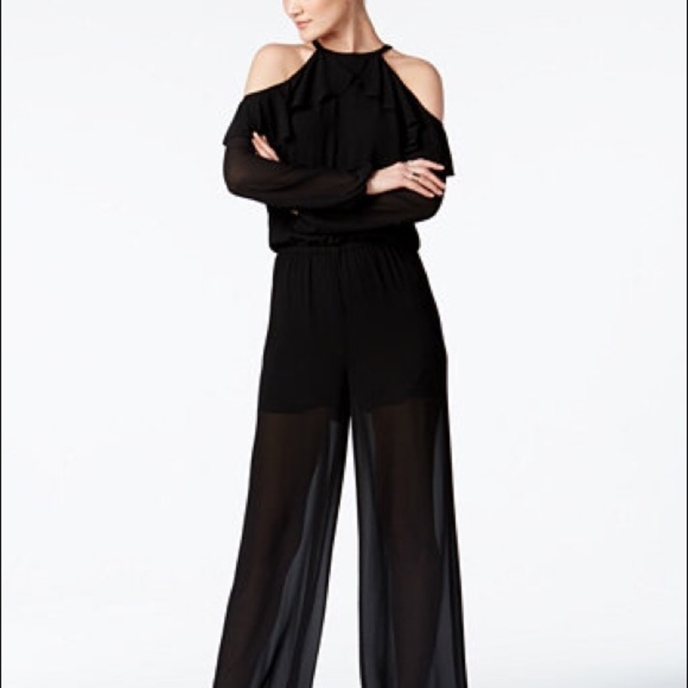 MICHAEL Michael Kors Cold-Shoulder Jumpsuit