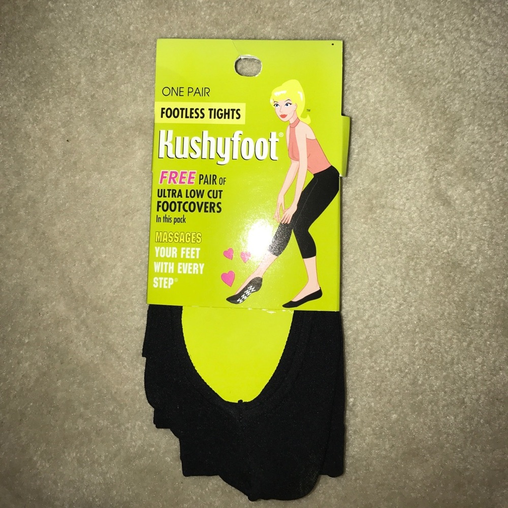 Black Leggings with Low Cut Footcovers