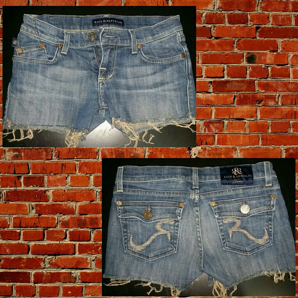 👽SALE/FREE Rock & Republic💀 Jean Shorts