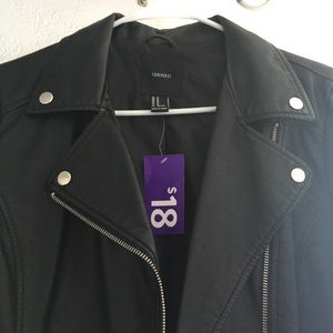 Black foleather jacket