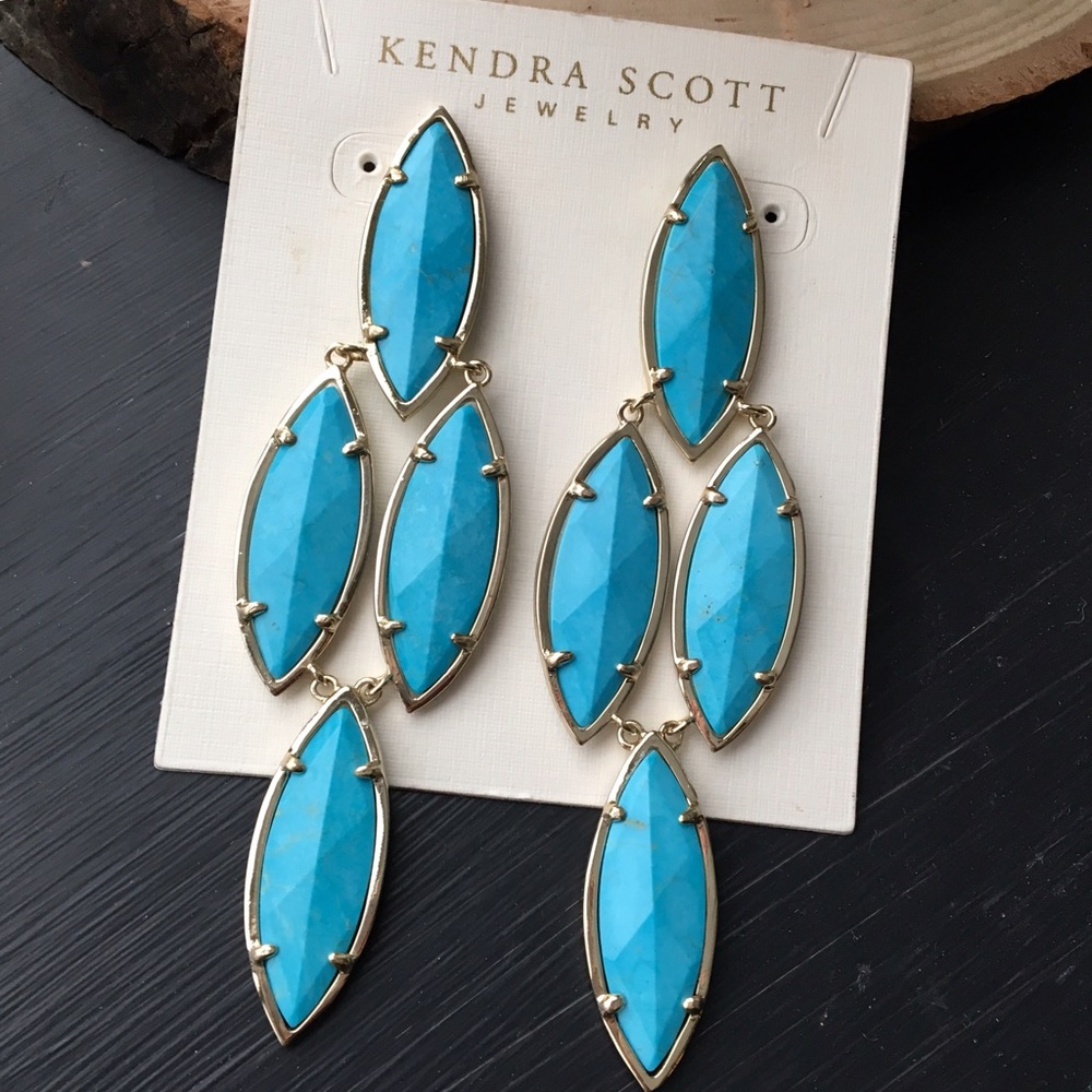 Kendra Scott Tiered Statement Earrings