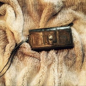 Brass Coach leather wallet👑
