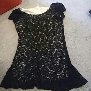 Black lace top