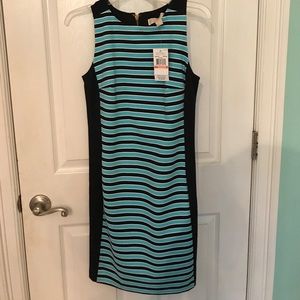 Michael Kors Blue Striped Dress
