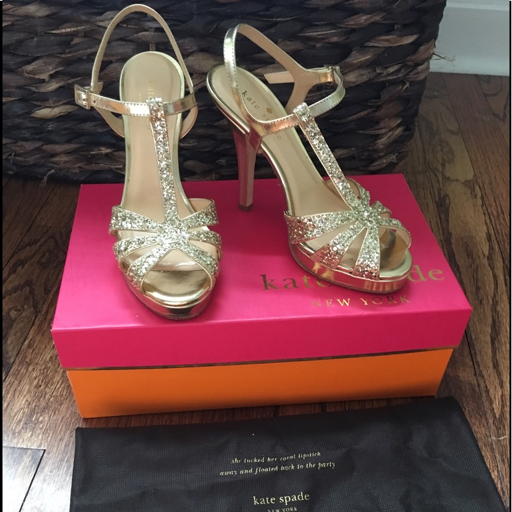 Kate Spade Feodora Gold Sparkle