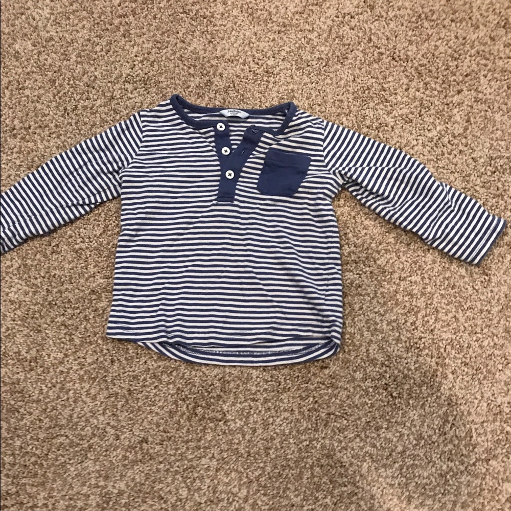Baby Boden cotton long sleeve shirt