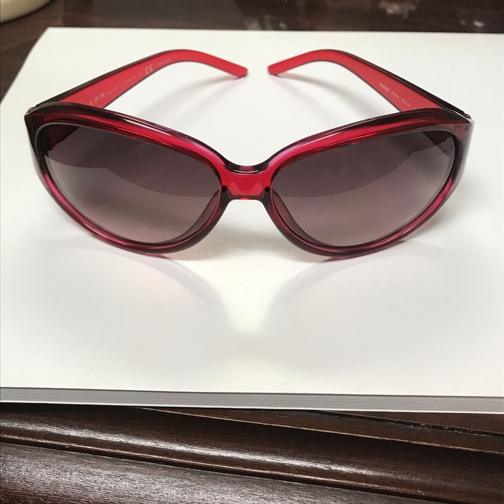 Ralph Lauren red sunglasses